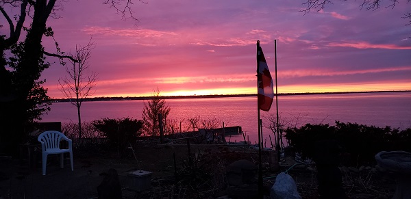 2022 A Beautifull Sunset over Lake Huron