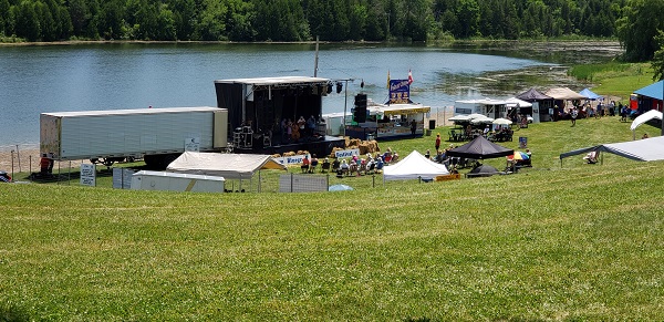 2022 Tottenham Country Music Jazz Festival Stage