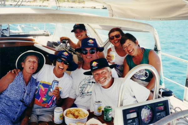 2001 The svSAGE Race Crew at Race Week in Tobago Trinudad