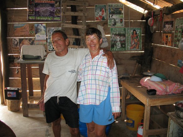 Ronaldo Garcia and
        Kathy at Bahia de Garcia
