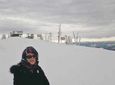 2012 BC Oliver Kathy on top of Mount Baldy Ski Hill