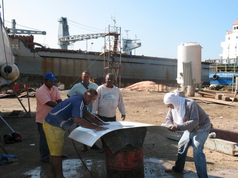 Tundras Hard Top
        being constructed on a barrel