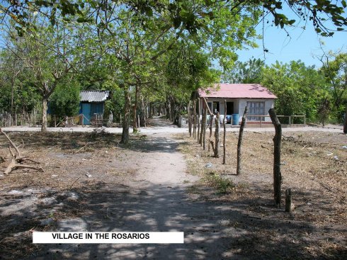 A village we
        visited on the Rosarios