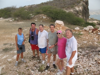 The Gang that hiked
        Phosphate Mountain on the Island of Curacao