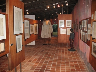 Inside view of the
        Hulanda Museum in Willemstad the capital city of Curacao