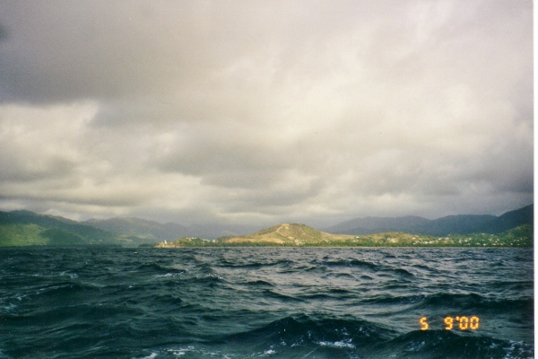 A view from the anchorage at Marina Cay
in the British Virgin Islands
