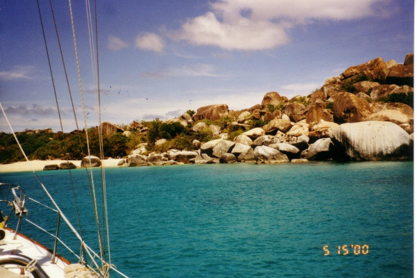 Off the Baths in the British Virgin Islands