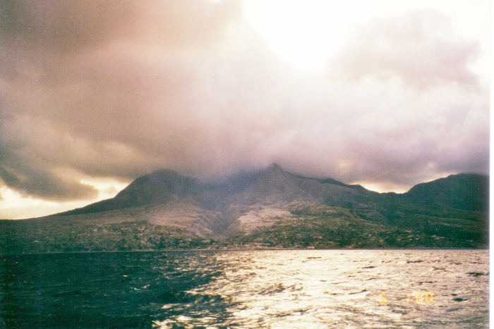 The Monserrat Volcano shows off her fury