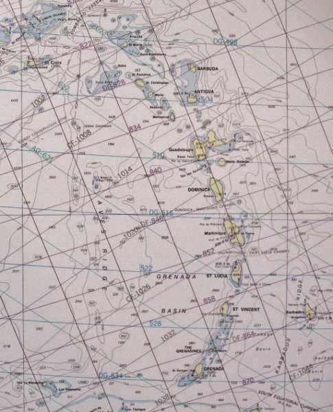 An overall
chart of the Eastern Caribbean