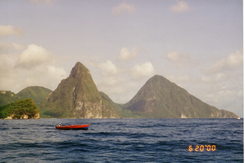 Saint Lucia the Home of the famous
          Pitons