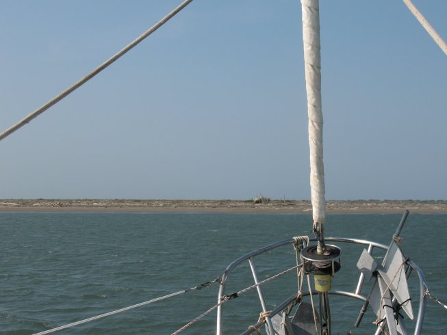 Tundra Anchored off
        Punta Hermosa