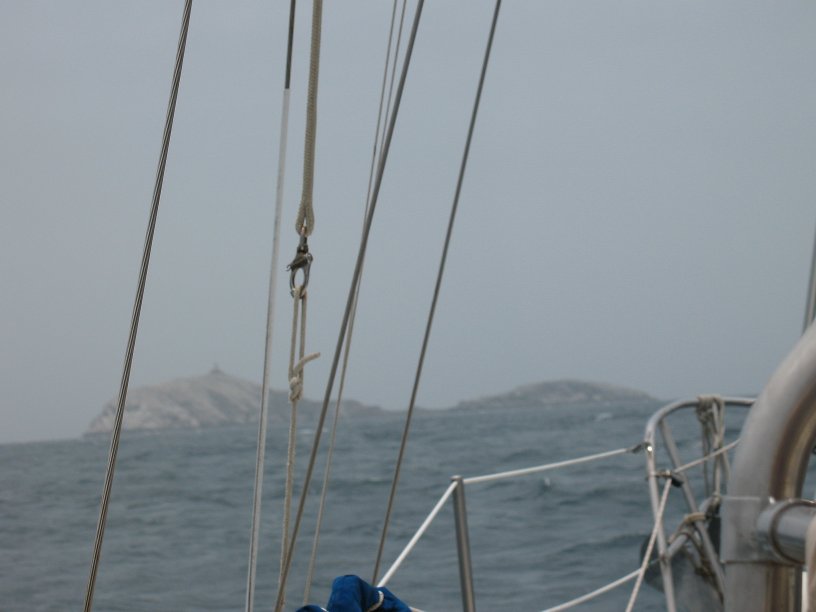 Approaching Isle de
        Monjes Venezuela