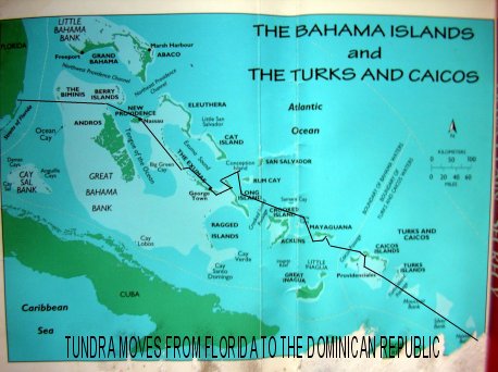 Tundras Course through the Bahamas to Puerto Rico