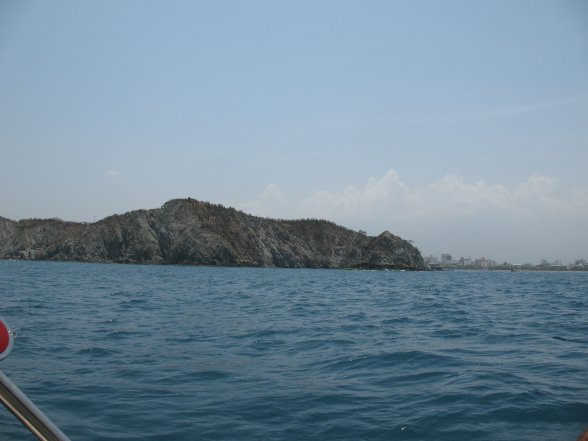 On Route to
        Rodedero with Santa Martha in the background