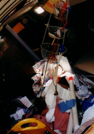 Down below is a
mess