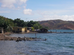 The home of the
          fisher men where we had our barbacue in the Golfo de Cariaco
