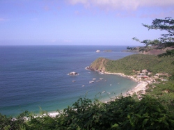 View
          of the North Shore of Margarita Island Venezuela