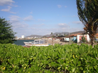 A view of the beach
        as seen from our marina in Puerto La Cruz Venezuela