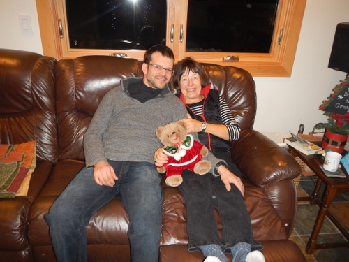 2016 BC Rod and Mother relax on couch