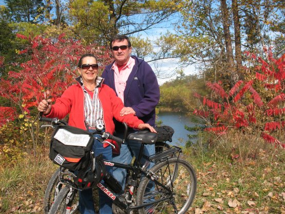 2010 A visit to the Pinery see us camping and Biking