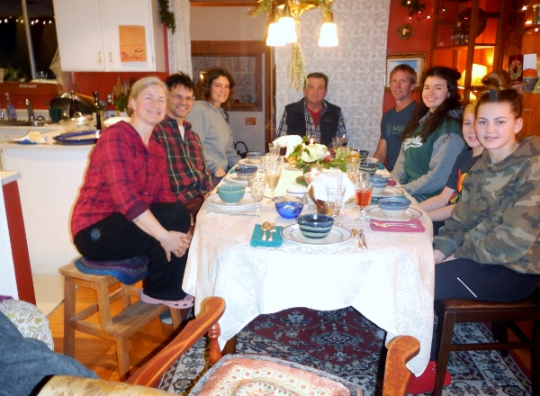 2018 Xmas BC We enjoy a Xmas Eve Dinner prepared by
        Titania
