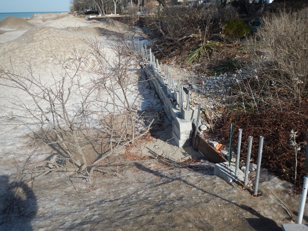 2018 Feb 27 you see my beakwall constructed last year
        covered in ice