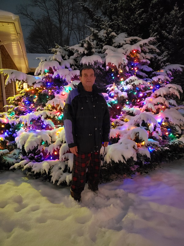 2020 BCt Brian beside the Juniper Bush Xmas Day Eve