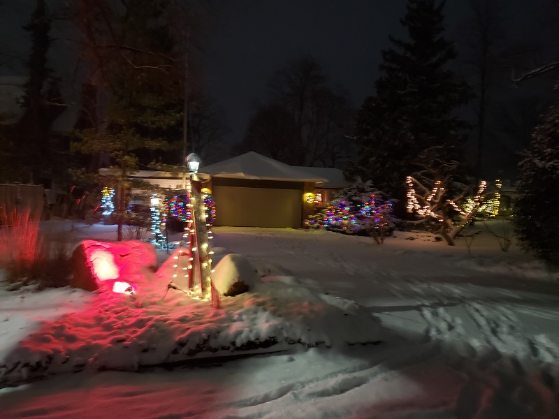 2020 Bct Driveway Lights Xmas Day Eve