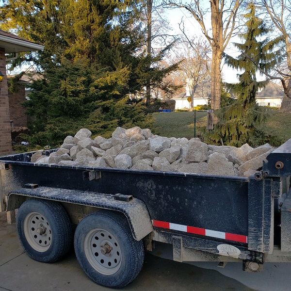 2020 Feb 3 Trailer full of rocks Inland Aggregate