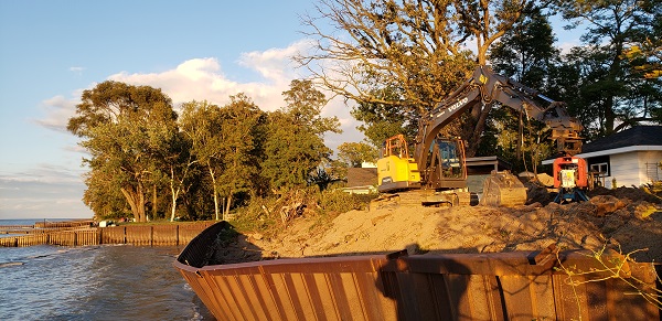 2021 BCt Sept 25 Storm took out Neighbours Breakwall