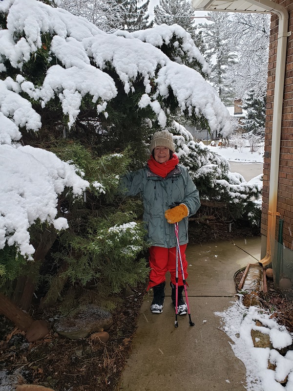 2023 kathy by Juniper covered in Snow