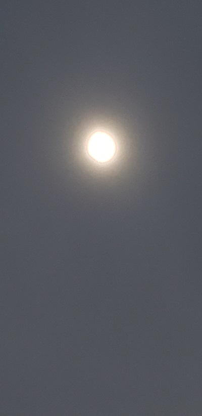 2024 March 8 Fill Moon with Eclipse to begin