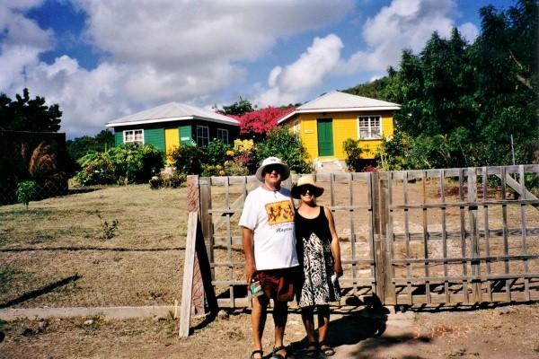 2002 Antigua We exploe ashore on the island