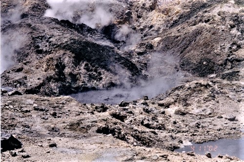 2002 St Lucia and a climb up to the top of the volcanoe