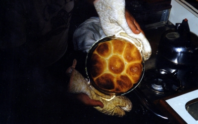 Sourdough Bread fresh from the oven of Tundra