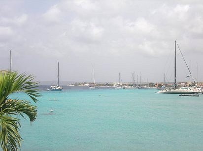 Anchorage in
        Bonnaire in the Dutch Antilles
