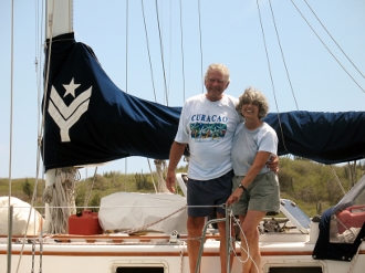 Ken and Caroline on
        Coumbine joined us on many excursions
