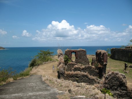 View from Fort Lorenzo looking out to Sea