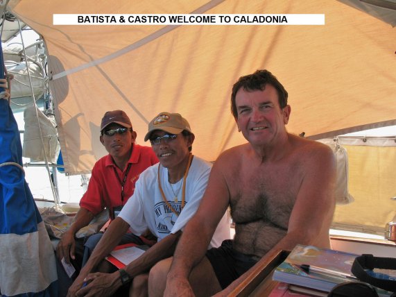 Castro and Batista
        aboard Tundra collecting dues and welcoming us