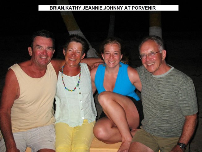 Brian Kathy Jeannie
        and Johnny before they depart from Porvenir