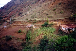 View from our hotel
        room of Los Nevados located in the Andes Venezuela