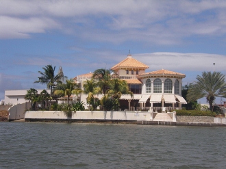 A nice home on a
        canal near our marina in PLC